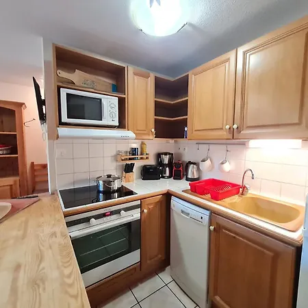 公寓 Balcon Des Pistes - 217-218 - Appt Confort 8p 莱德萨阿尔卑斯